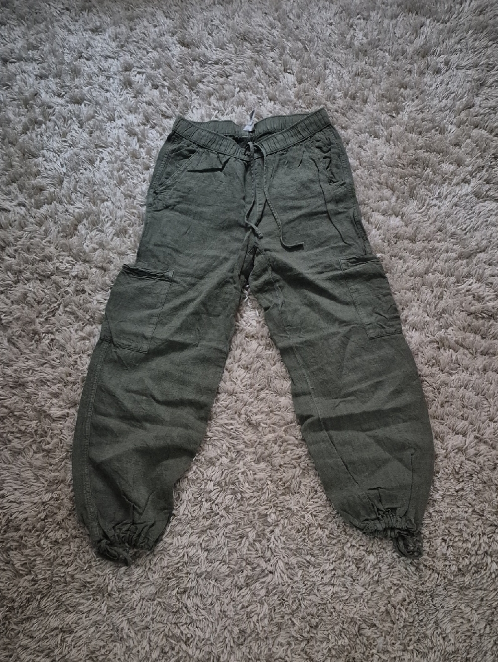 Joie Olive Utility Cargo Pants